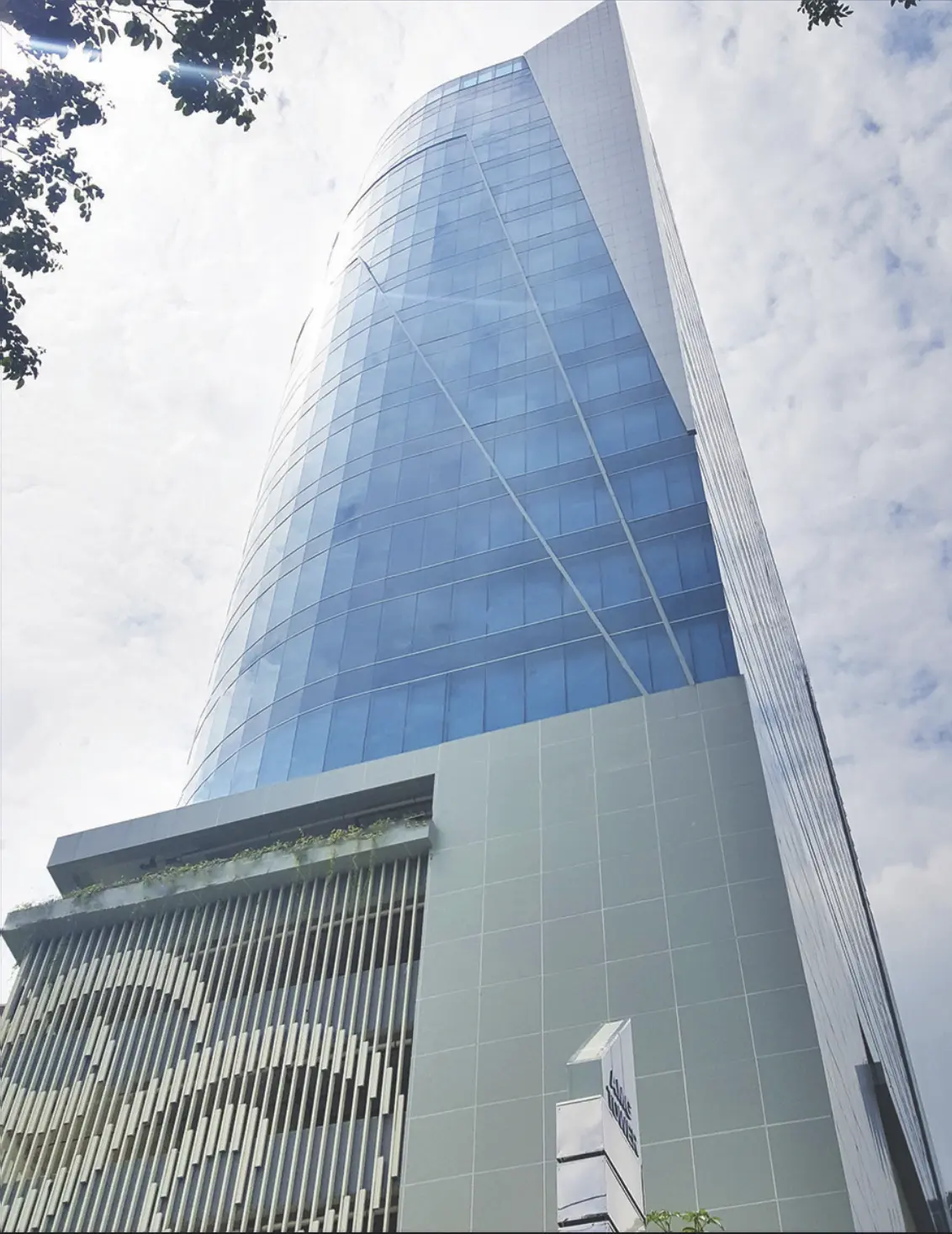 AMG Tower, Side View